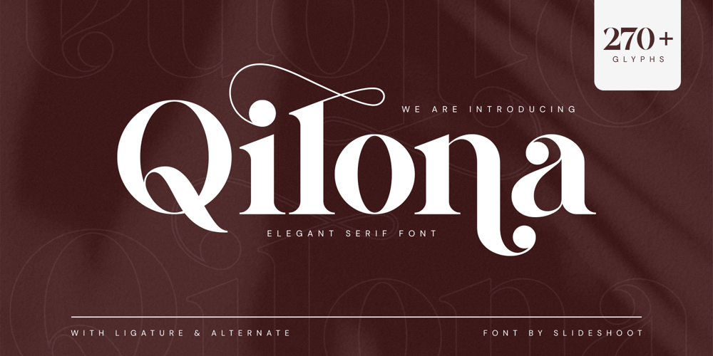 Qilona font