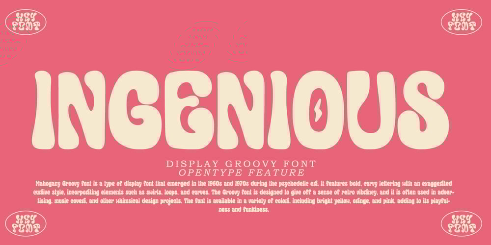 Ingenious font