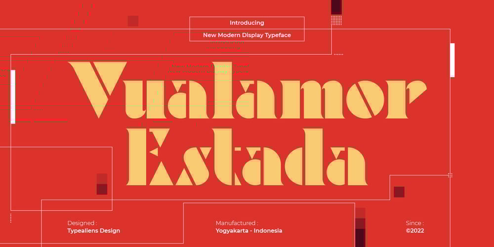 Vualamor Estada font