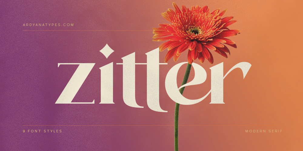 Zitter font
