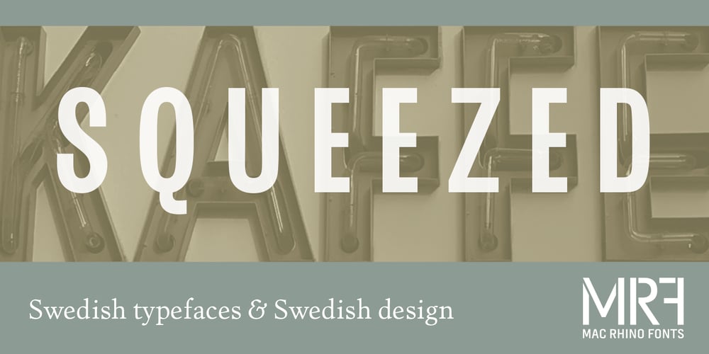 Squeezed font
