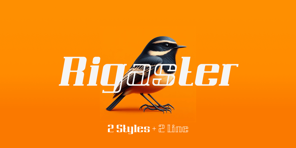 Rigaster font