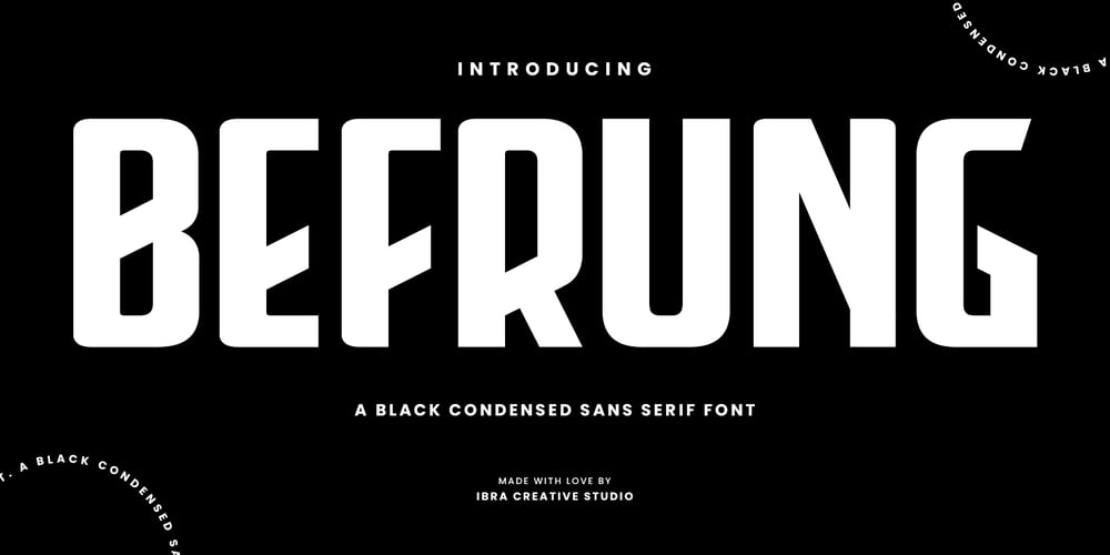 Befrung font