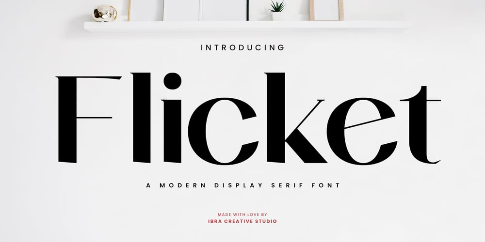 Flicket font