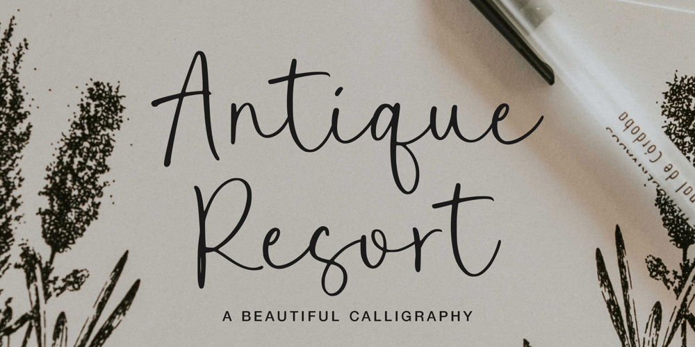 Antique Resort font