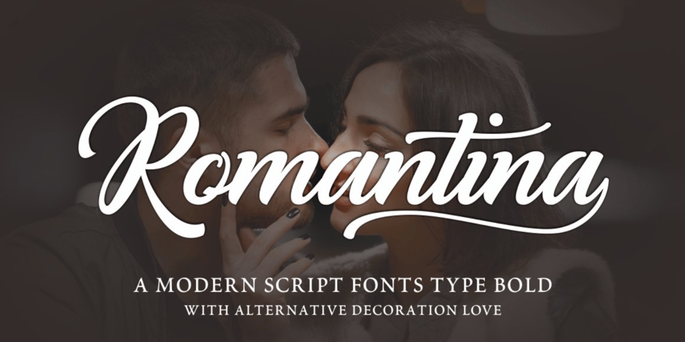 Romantina Script font