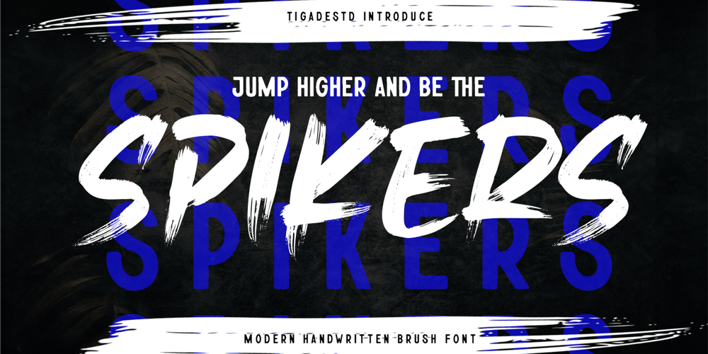 Spikers font