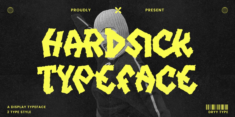 Hardsick font