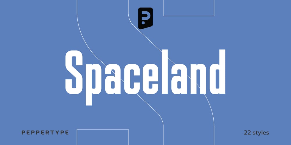 Spaceland font
