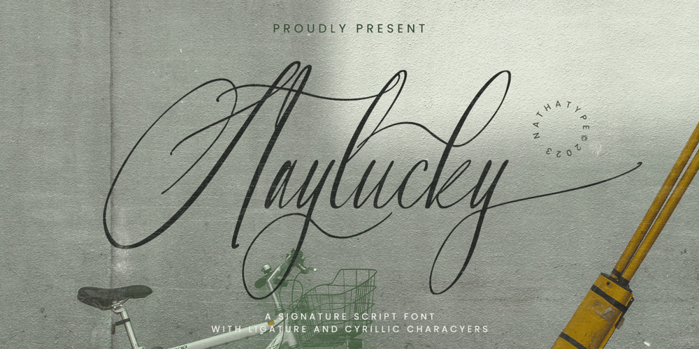 Staylucky font