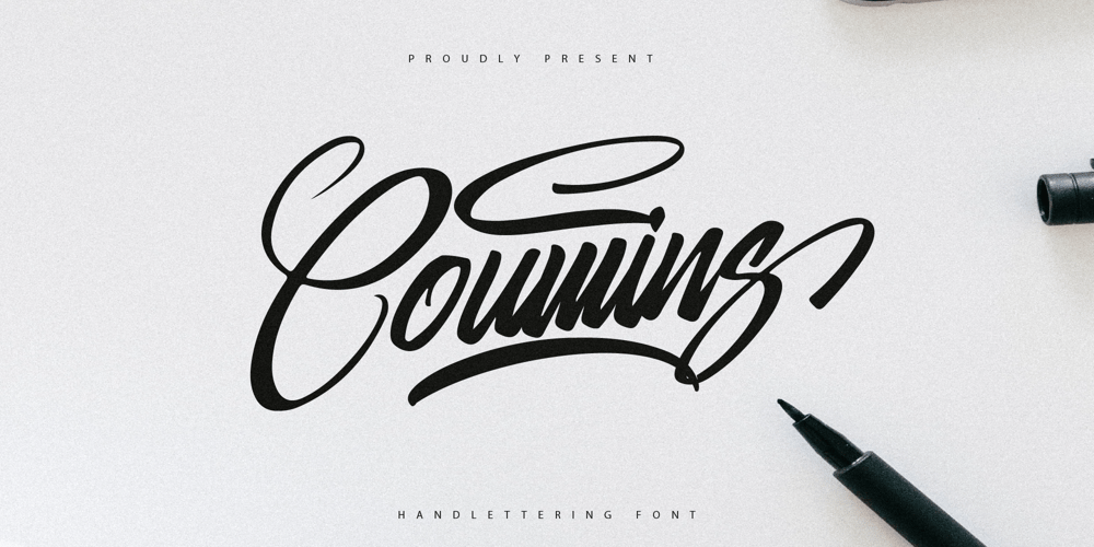 Coumins font