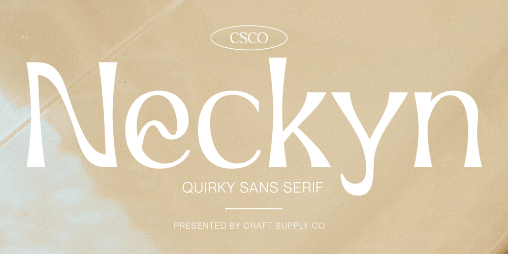 Neckyn font
