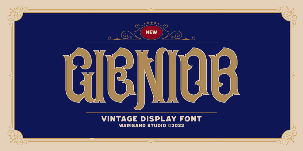 Gieniob font