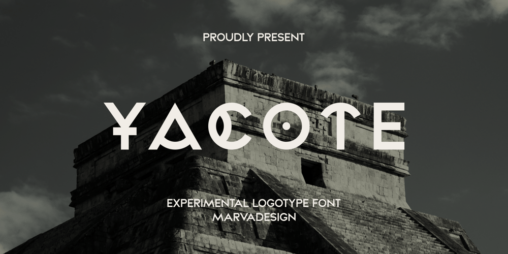 Yacote font
