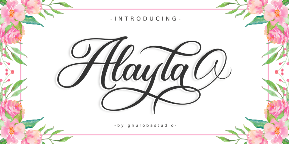 Alayla font