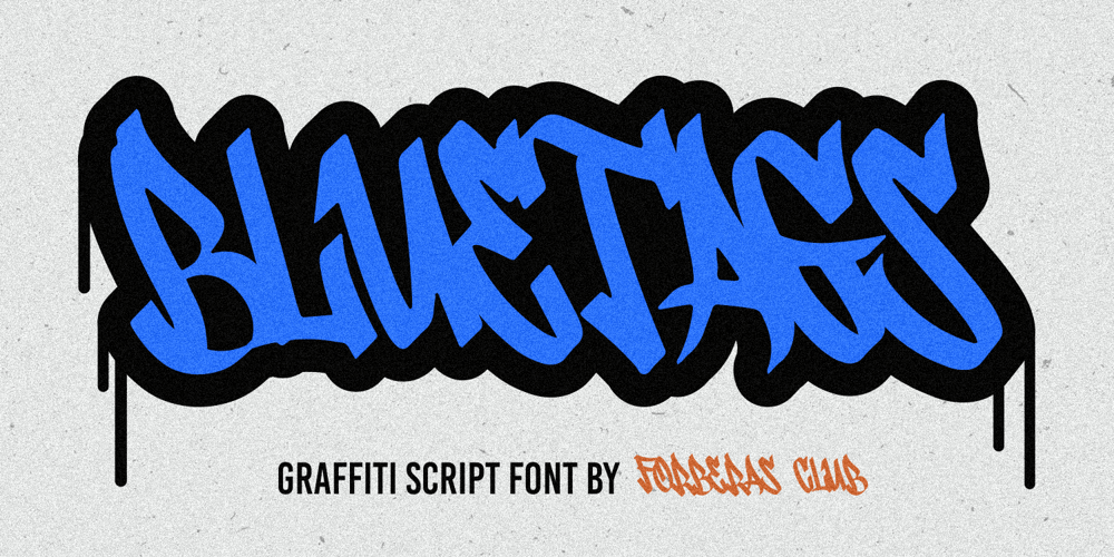 Bluetags font