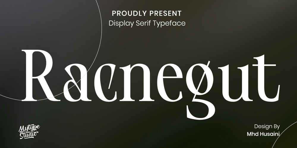 Racnegut font
