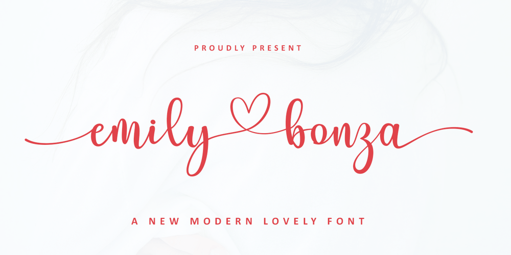 Emily Bonza Script font