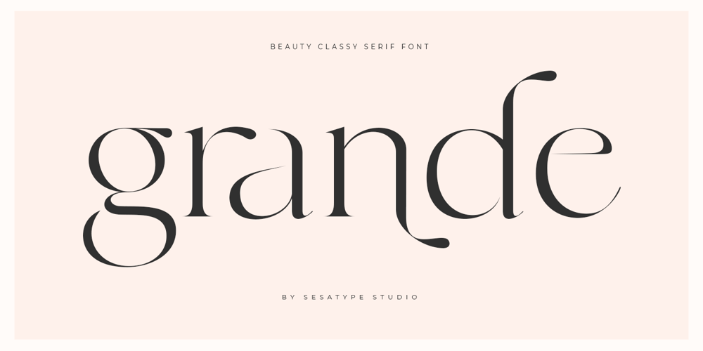 Grande SS font