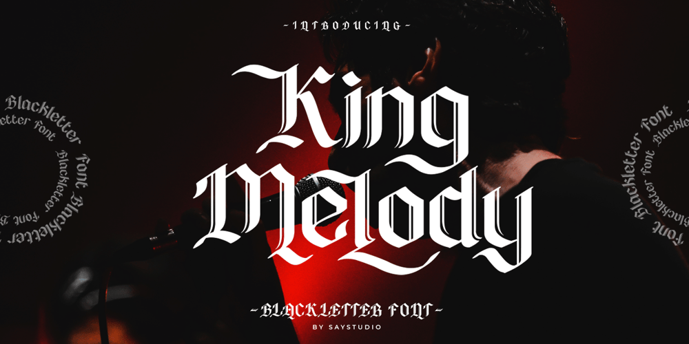 King Melody font