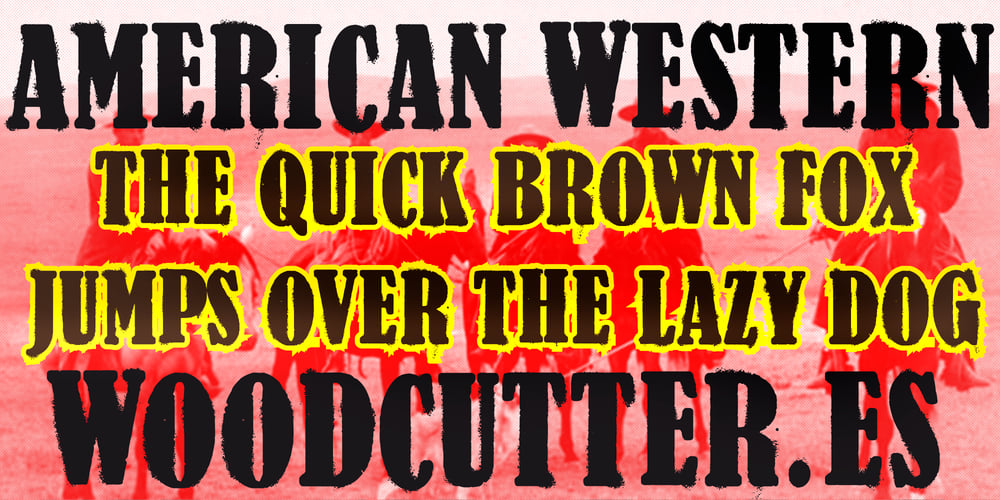 American Western font