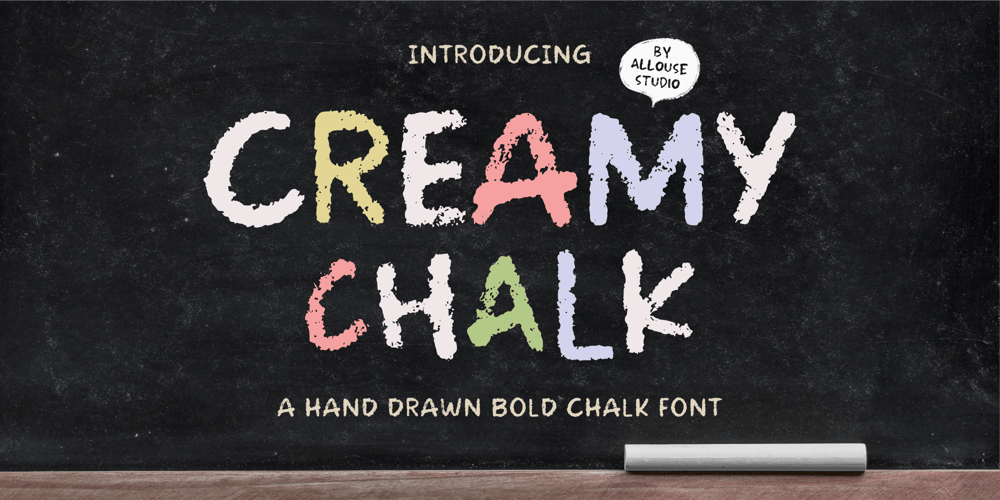 Creamy Chalk font