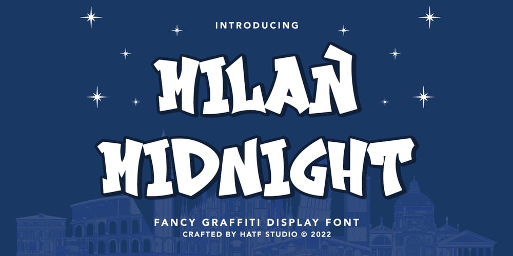 Milan Midnight font
