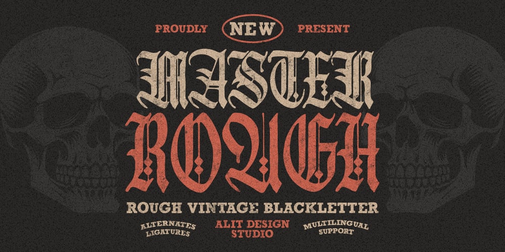Master Rough font