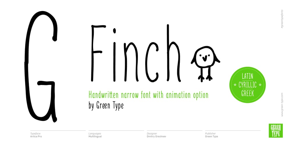 Finch font