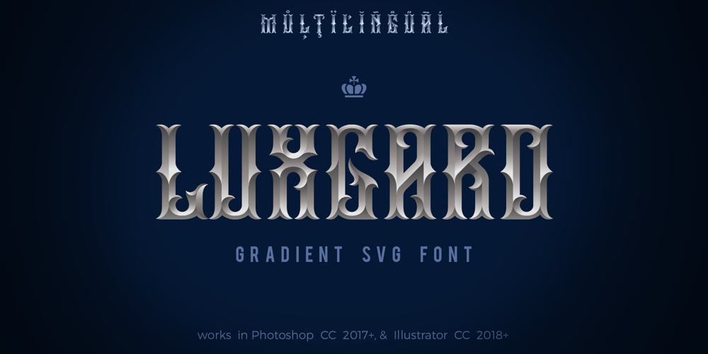 Luxgard Steel font