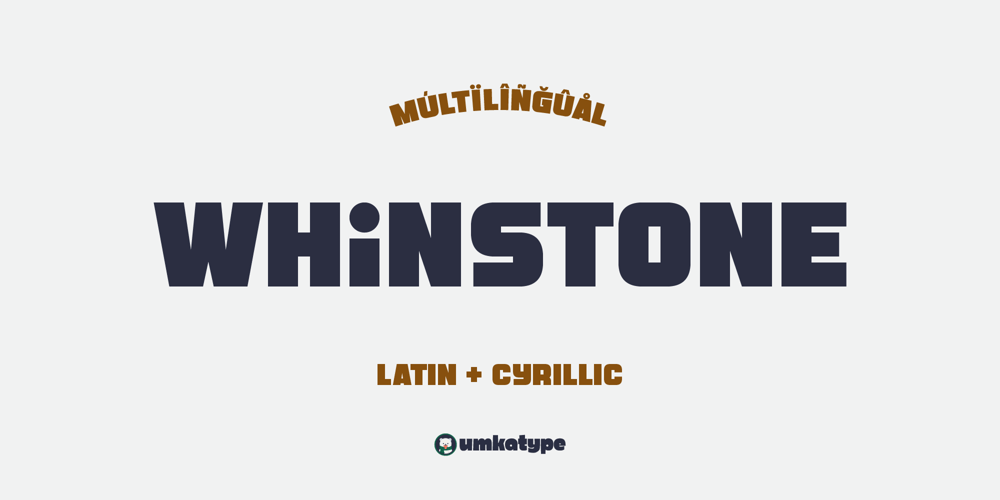 Whinstone font