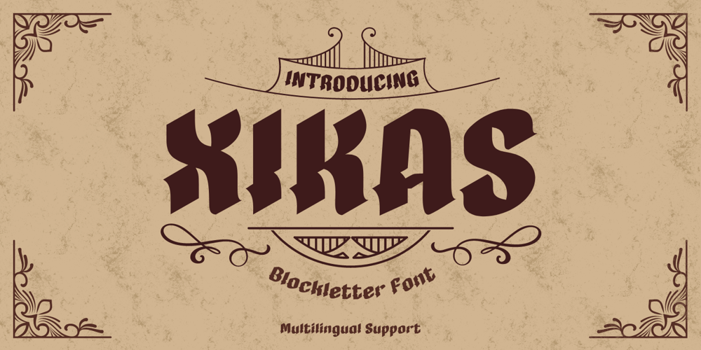 Xikas font