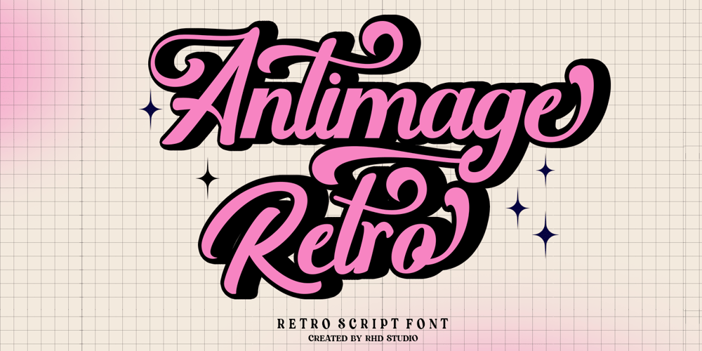 Antimage Retro font