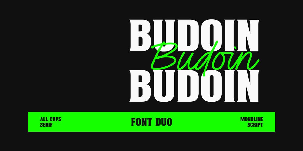 Budoin font