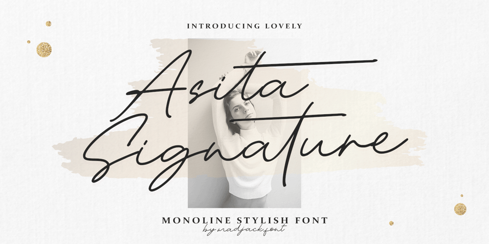 Asita Signature font
