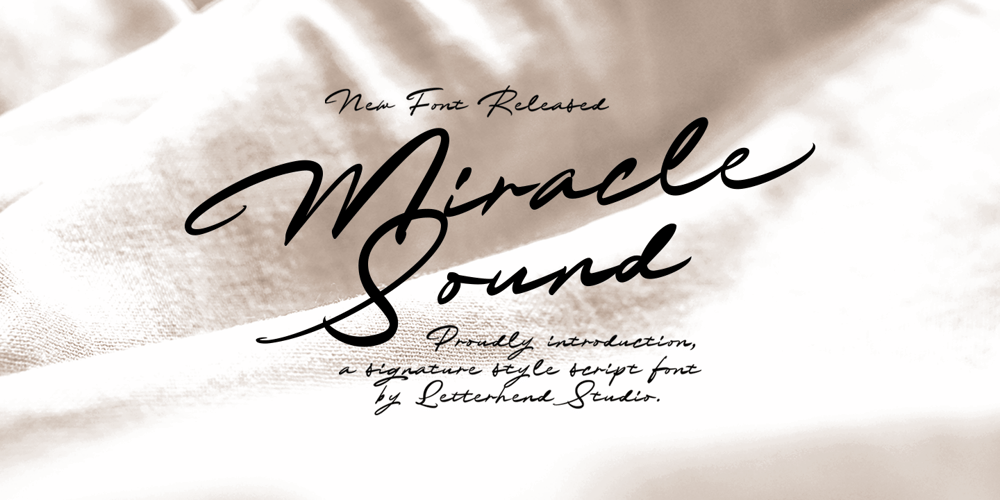 Miracle Sound font