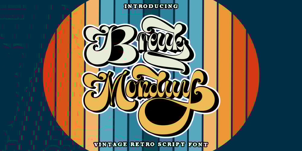 Breuk Monduy font