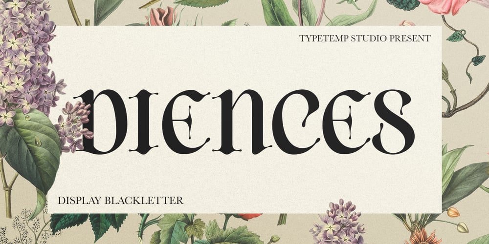 Diences Blackletter Font font