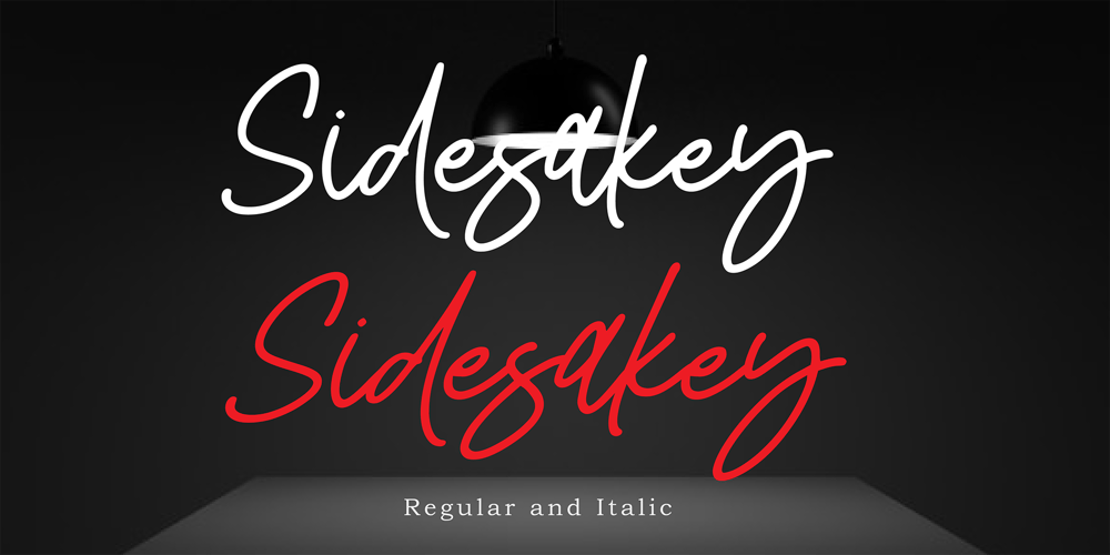 Sidesakey font
