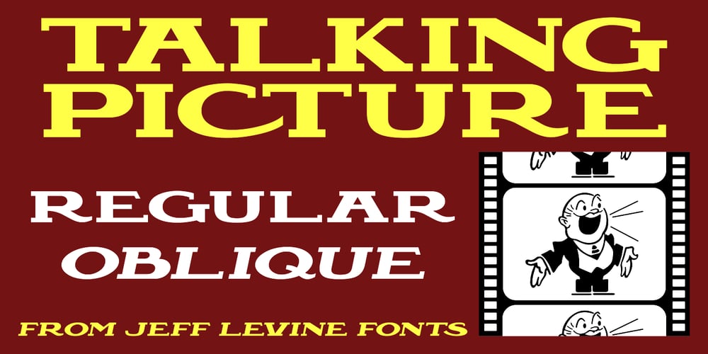 Talking Picture JNL font