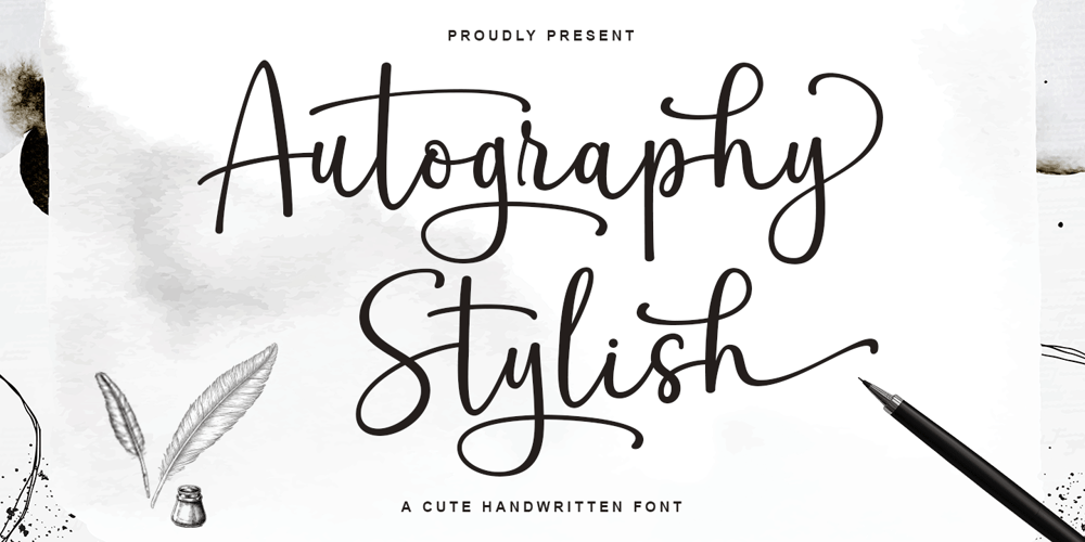 Autography Stylish font