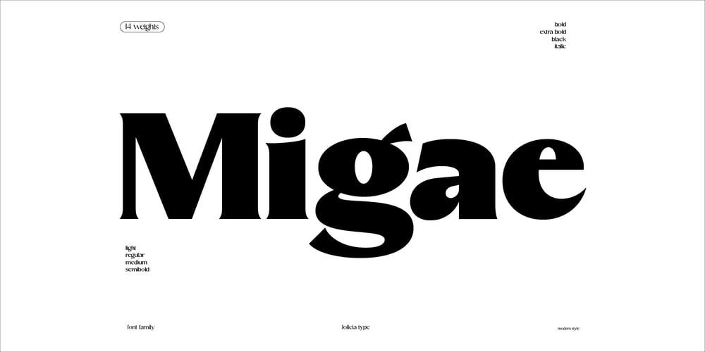 Migae font