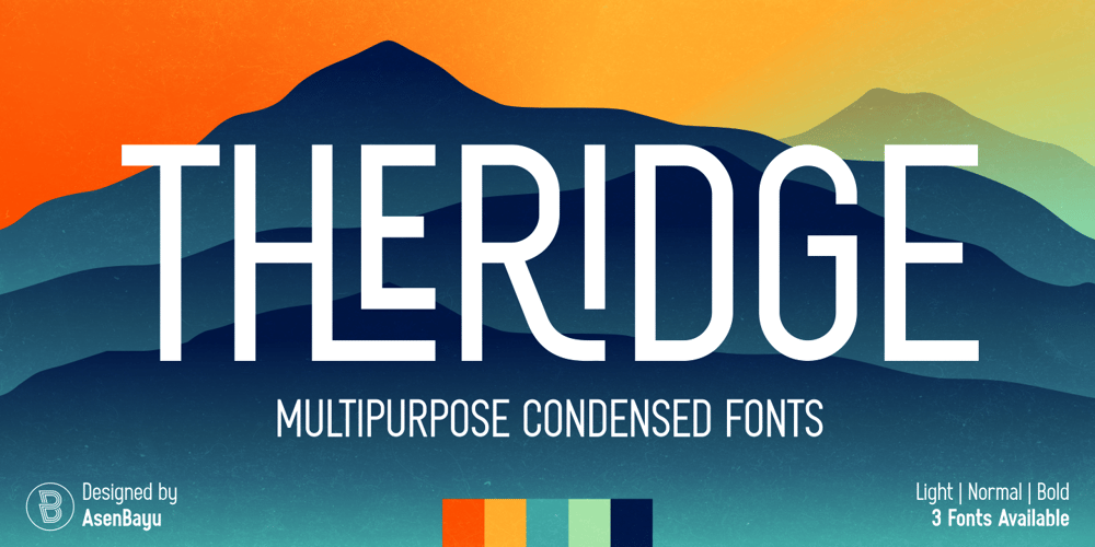 Theridge font