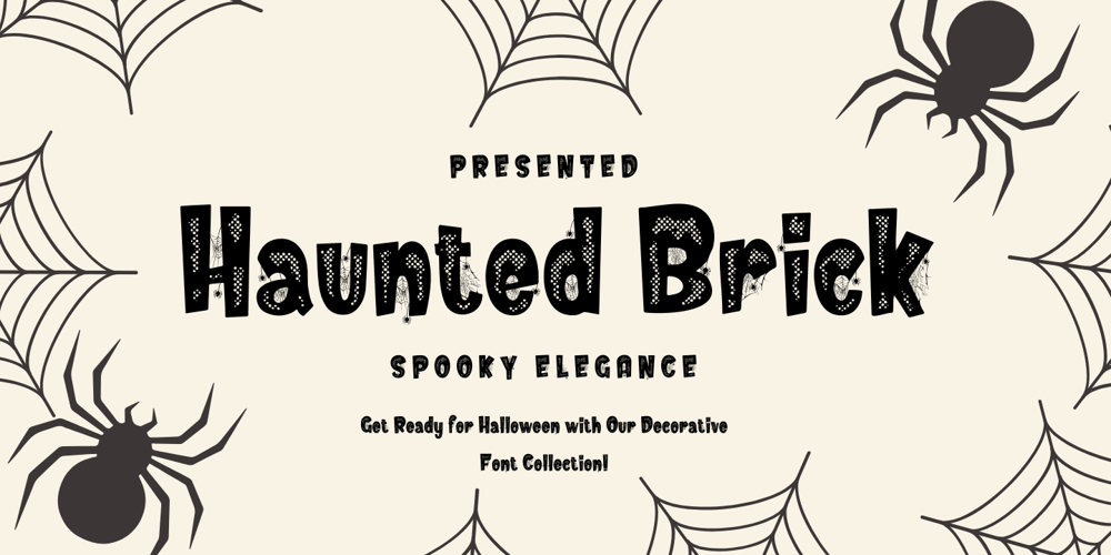 Haunted Brick font