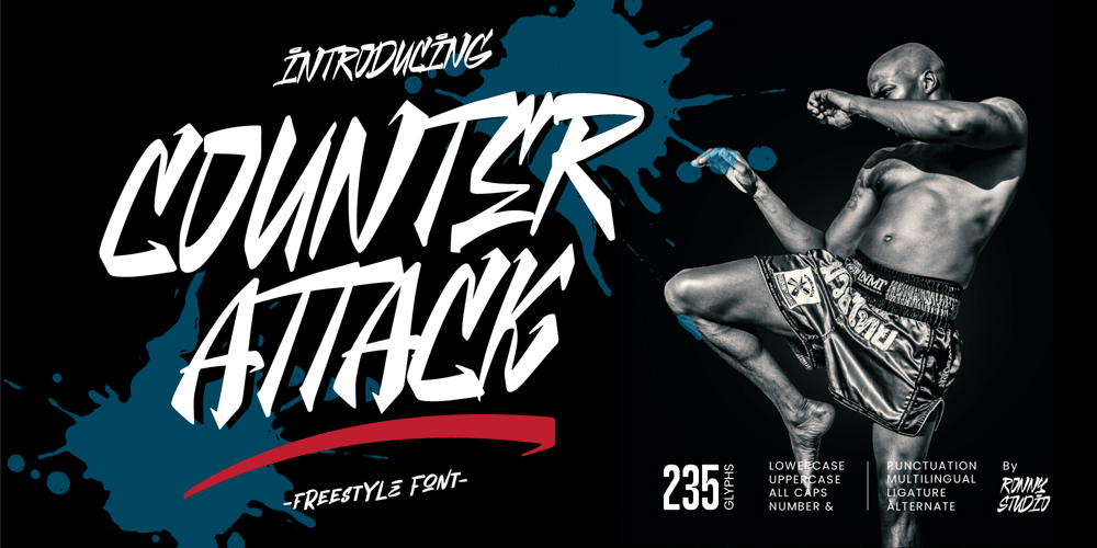 Counter Attack font