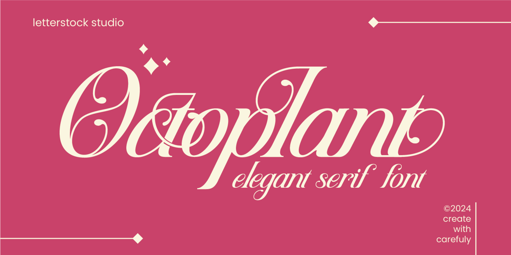 Octoplant font