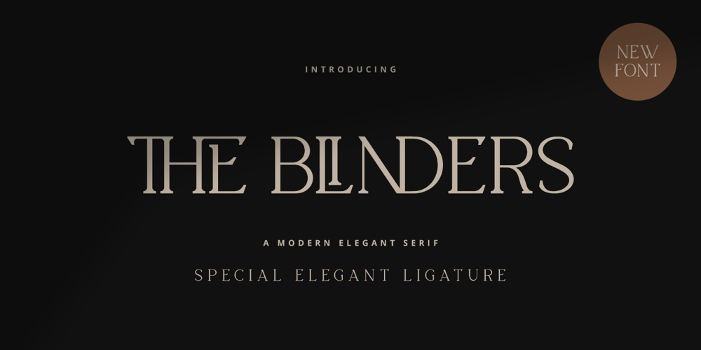 The Blinders font