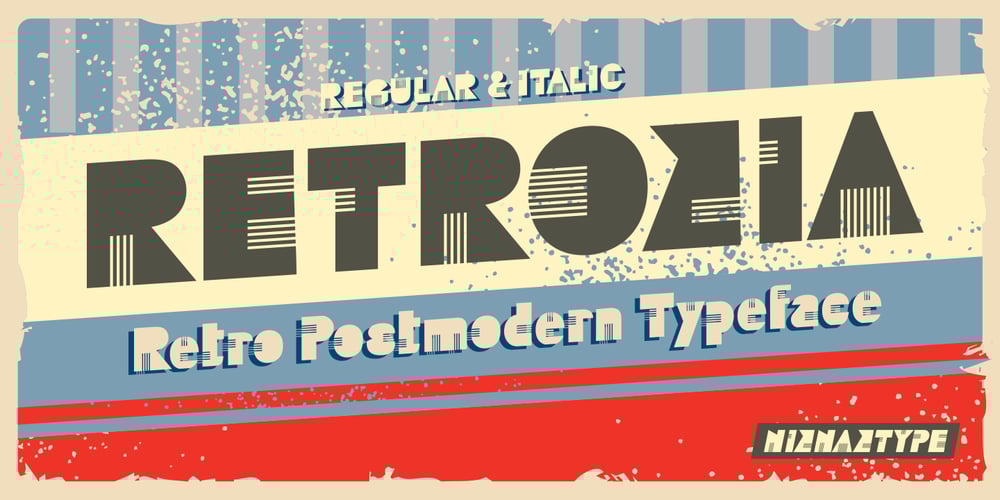 Retrozia font