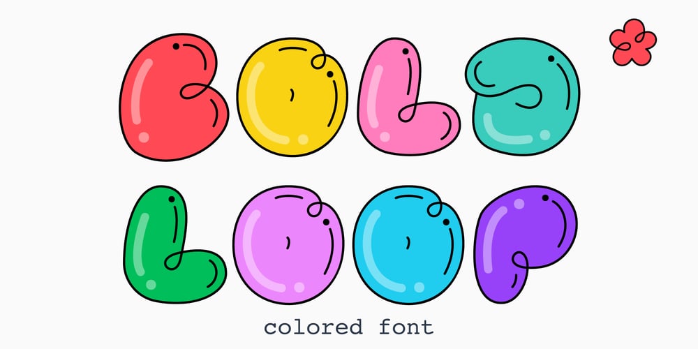 Bold Loop font