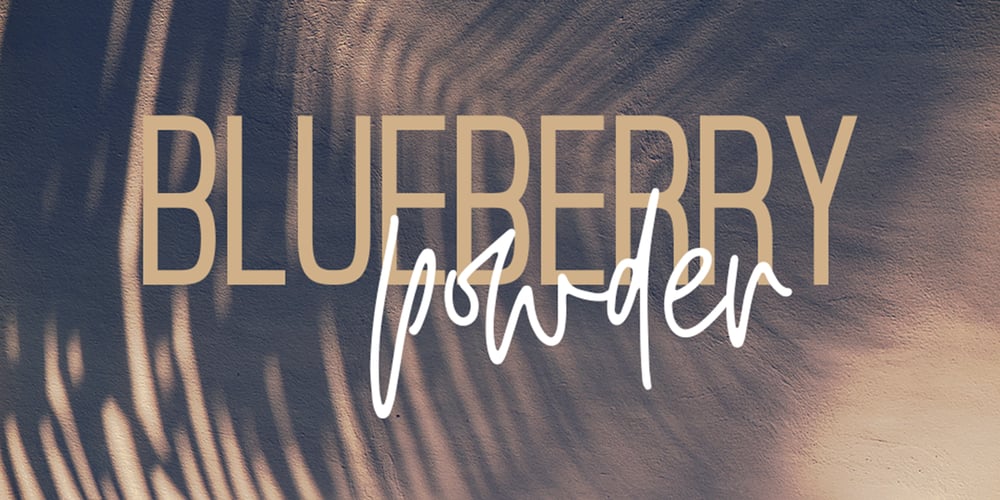 Blueberry Powder font